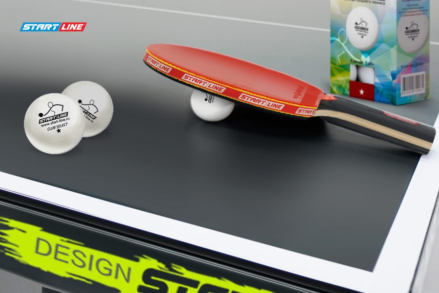 START LINE 8331 CLUB SELECT 1* New Мяч для настольного тенниса (6 шт.)  