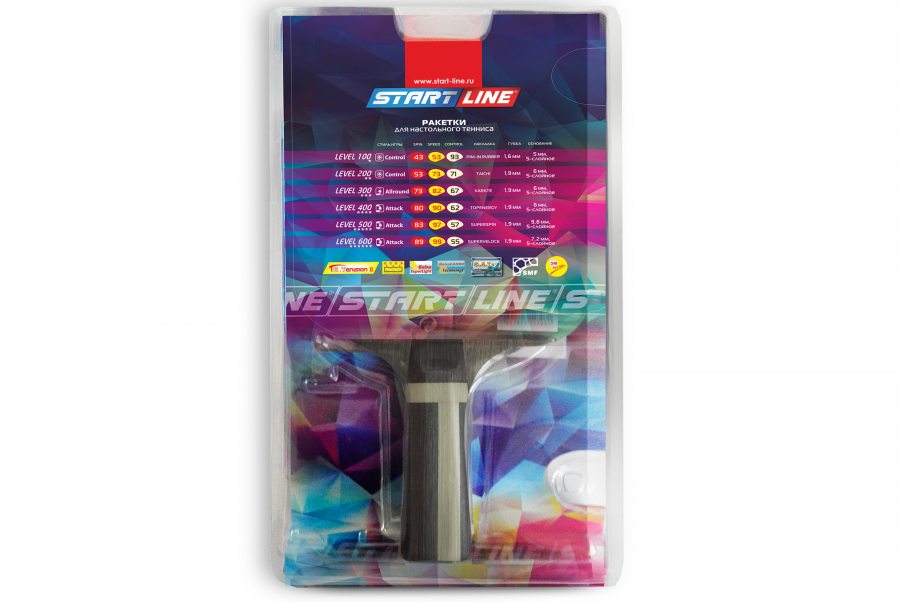 START LINE 12704 Level 600 New Ракетка для настольного тенниса (Коническая)  