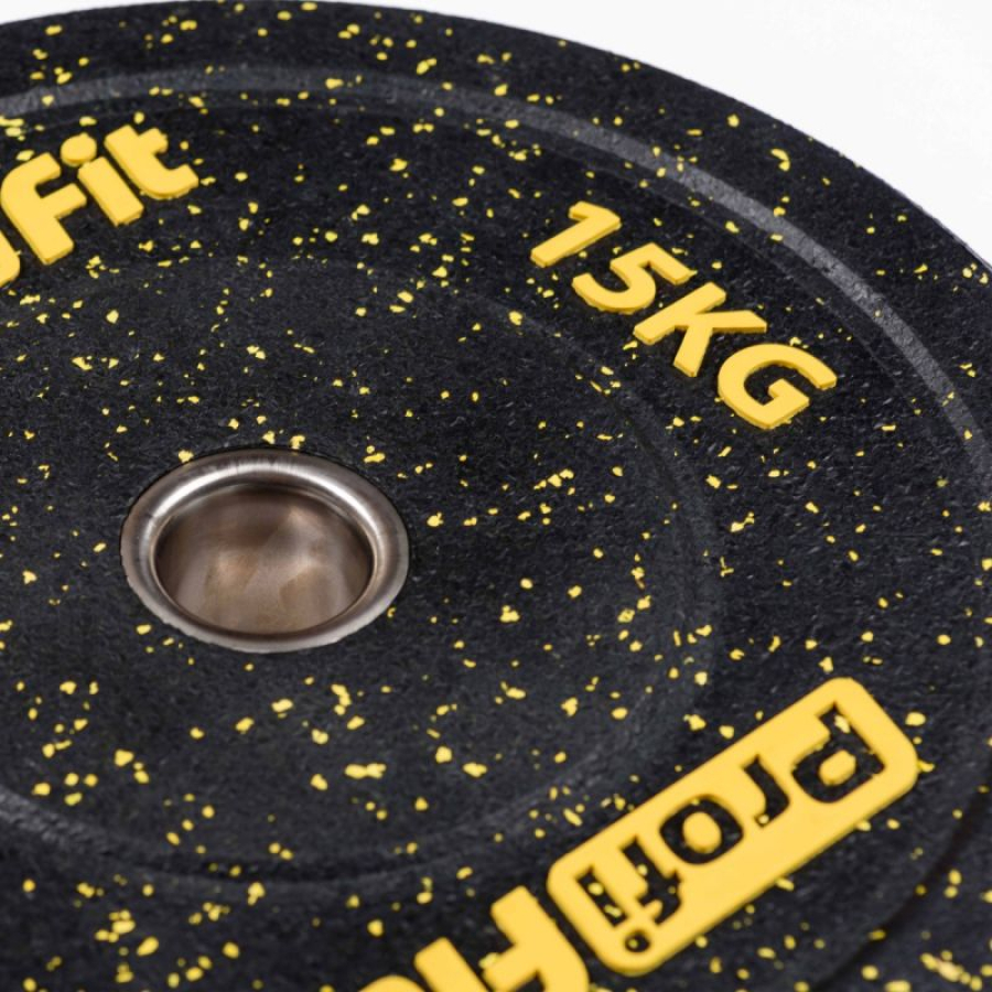 PROFI-FIT Диск для штанги с цветными вкраплениями,  D-51, 15 кг  