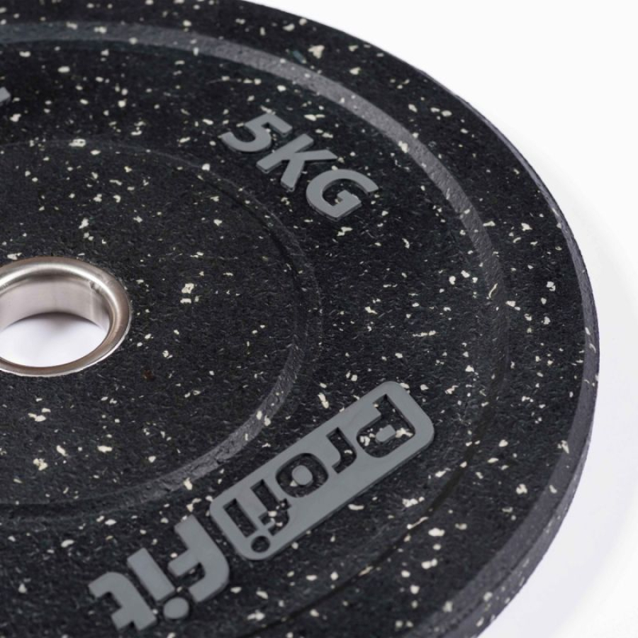 PROFI-FIT Диск для штанги с цветными вкраплениями,  D-51, 5 кг  