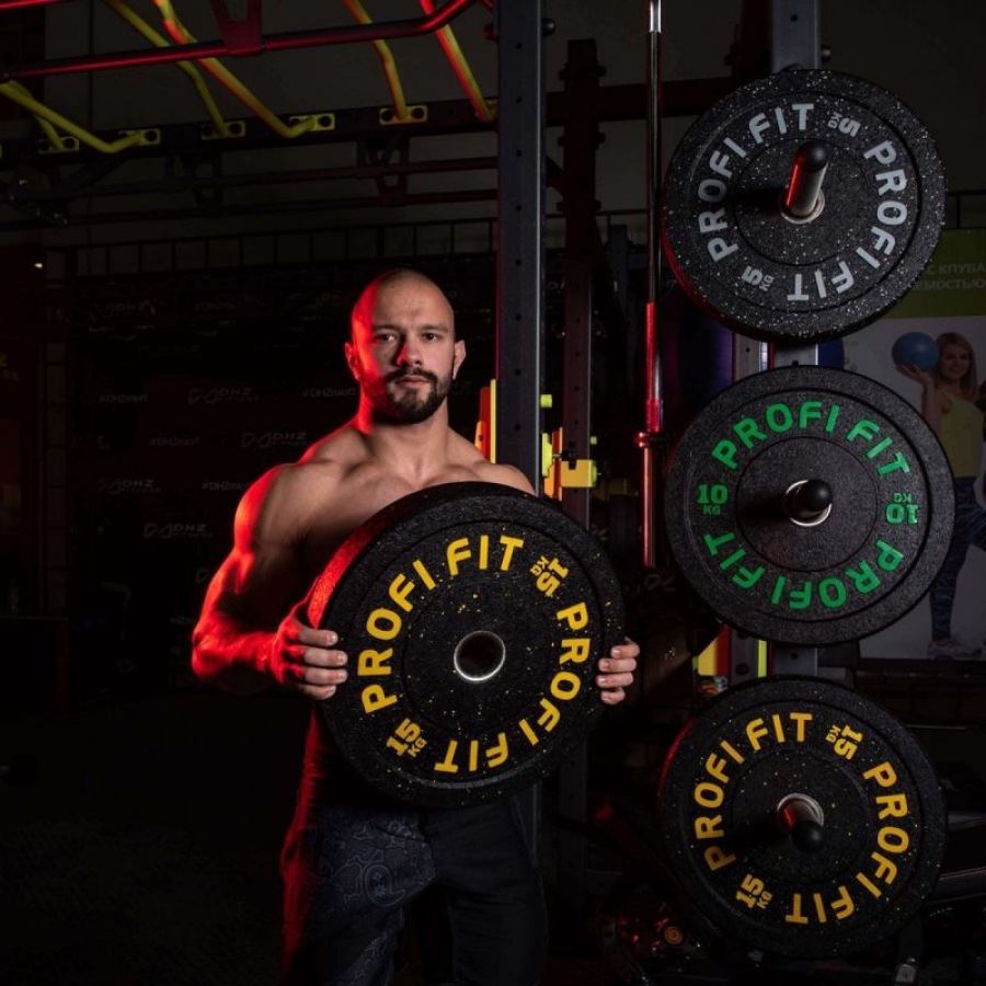 PROFI-FIT HI-TEMP Набор бамперных дисков (5 Пар) от 5 до 25 кг.  