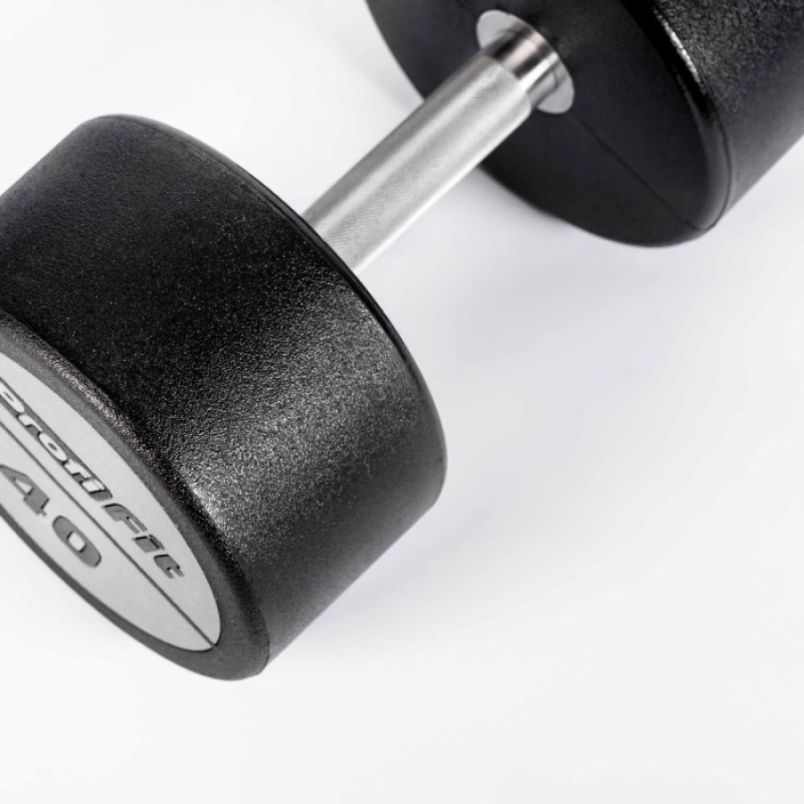 PROFI-FIT Гантельный ряд полиуретановый 40-50 кг (5 пар), шаг 2,5 кг  