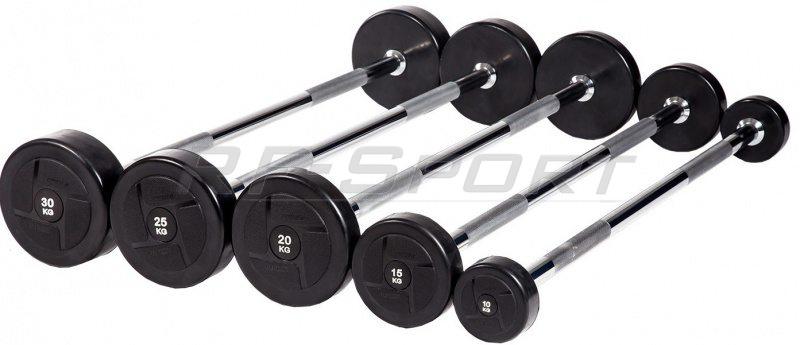 PROFI-FIT НАБОР ПРЯМЫХ ШТАНГ 10-30 КГ  