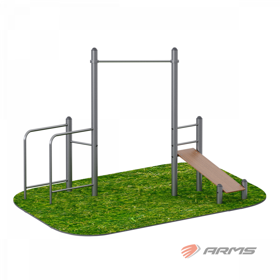 ARMS ARWOK018.1 Турник с брусьями и лавкой для пресса  