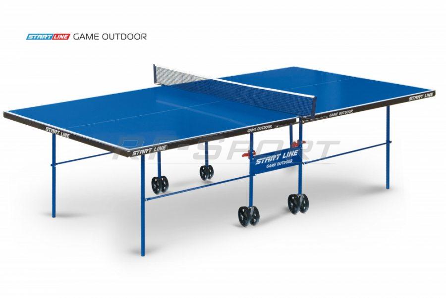 START LINE 6034 Game Outdoor теннисный стол синий (4 мм.)  