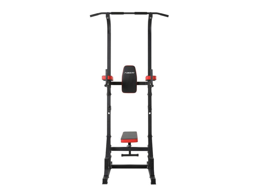UNIX FIT BSPT120P Силовая стойка/ POWER TOWER 120P Турник-Пресс-Брусья со Скамьей  